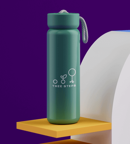Termo láhev s poutkem Bloom, 450ml