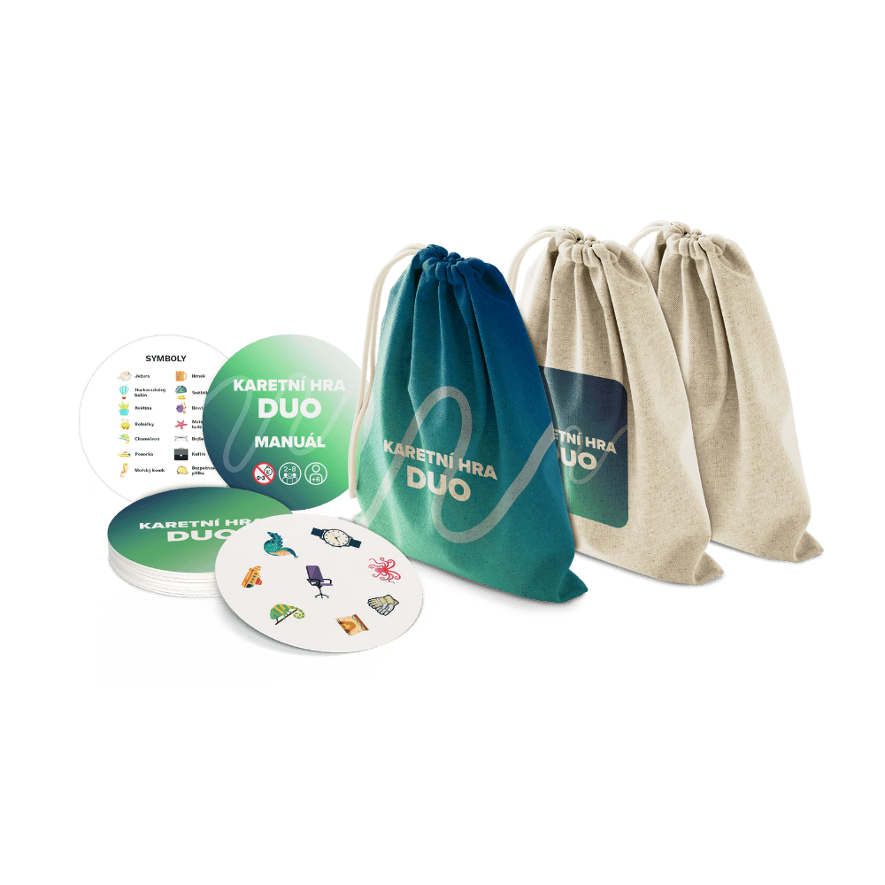 Zakázková karetní hra DUO - balení v pytlíčku