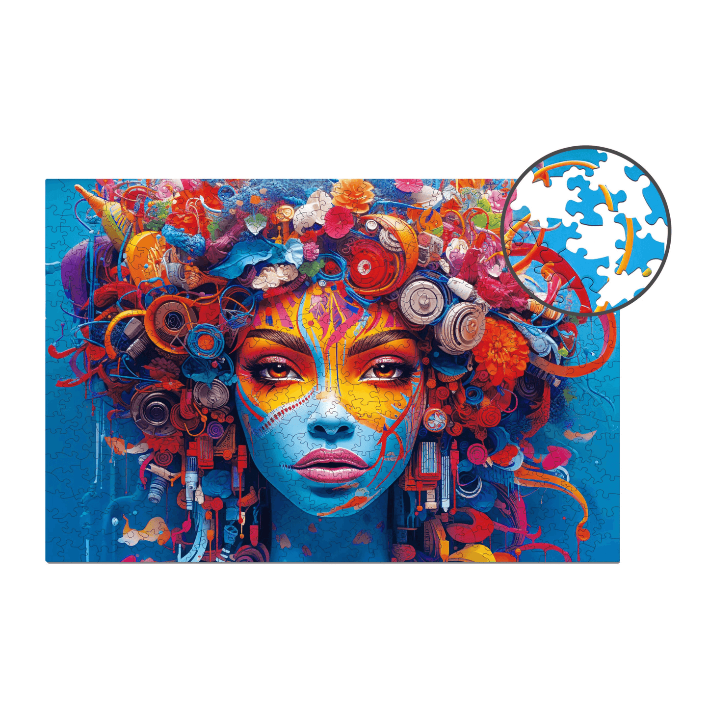Dřevěné puzzle v HDF krabici ve vlastní grafice