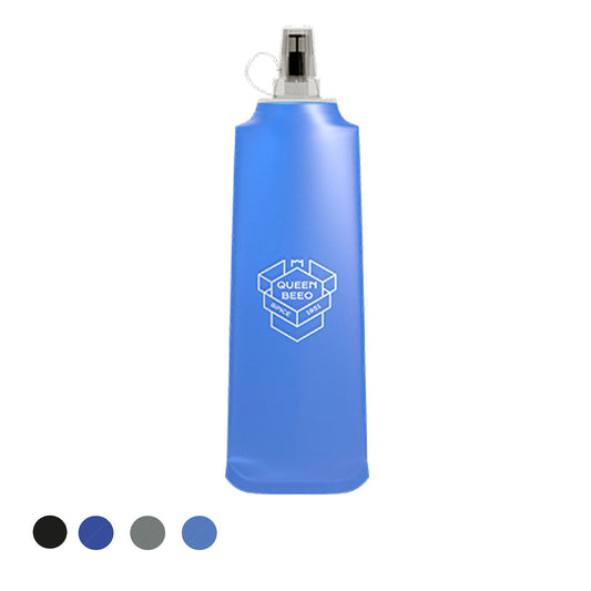 Skládací silikonová lahev na vodu Flask, 500ml