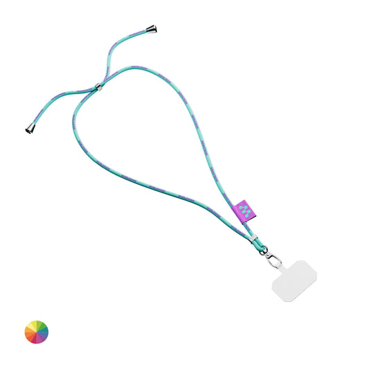 Žakárový lanyard na krk Whip s držákem na telefon