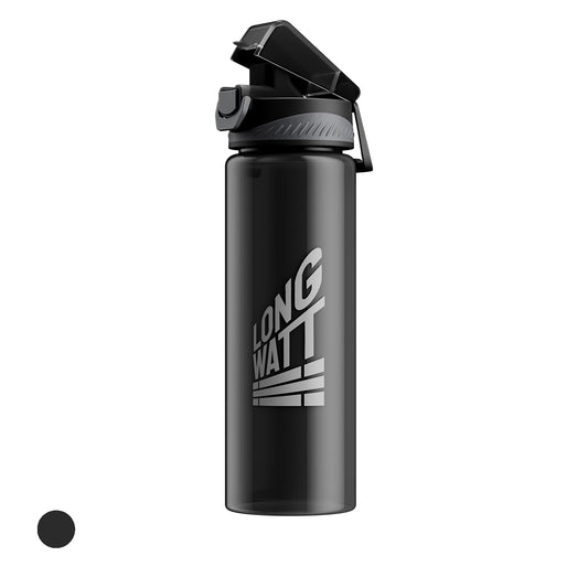 Sportovní láhev s automatickým klik otevíráním Rush z RPET, 700ml