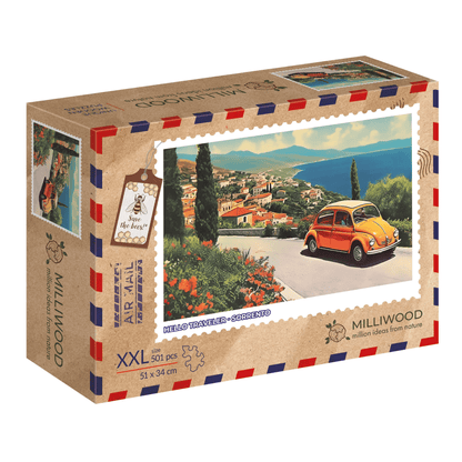 Dřevěné puzzle v krabici ve vlastní grafice